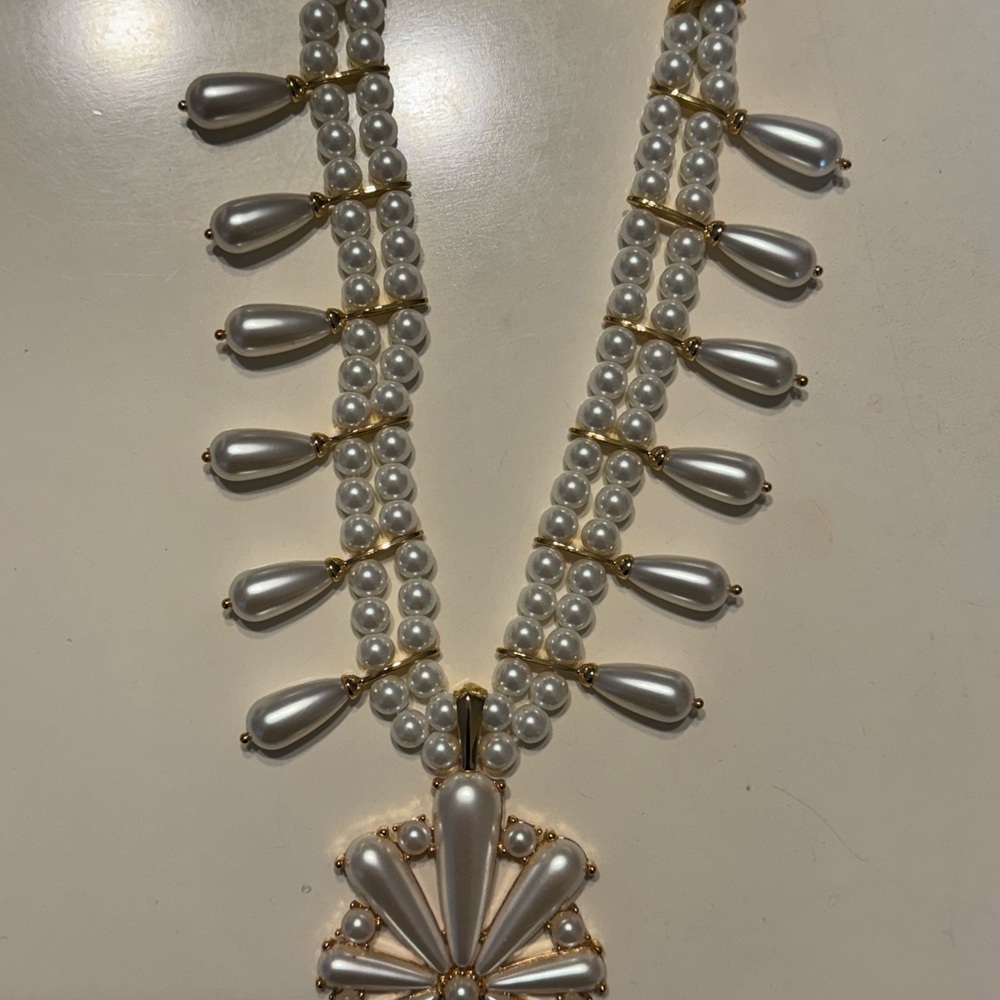 Lele Sadoughi Faux Pearl Necklace